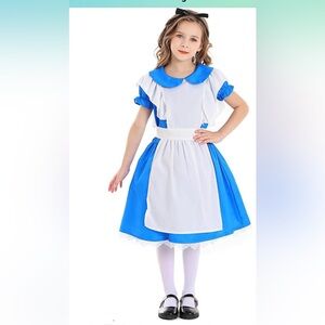 KFVZIU Girls Alice Costume Kid Halloween Costume size XS